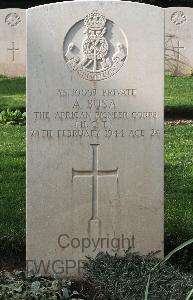 Minturno War Cemetery - Busa, A
