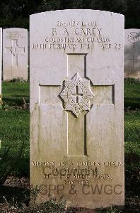 Minturno War Cemetery - Carey, Frederick Alan