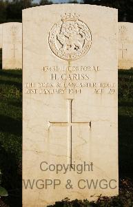 Minturno War Cemetery - Cariss, Harry