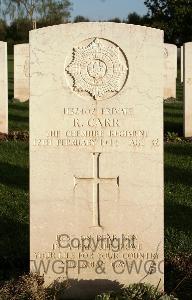 Minturno War Cemetery - Carr, Rowland