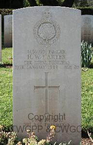 Minturno War Cemetery - Carter, Henry William