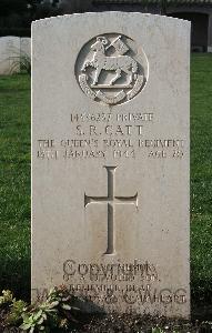 Minturno War Cemetery - Catt, Sidney Richard