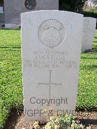 Minturno War Cemetery - Chambers, James