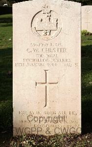 Minturno War Cemetery - Chester, Charles William