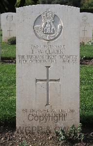 Minturno War Cemetery - Clark, Leslie William