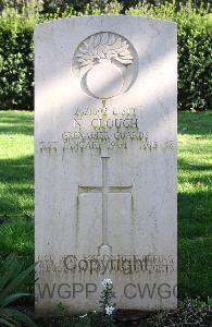 Minturno War Cemetery - Clough, Norman