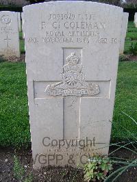 Minturno War Cemetery - Coleman, Frederick Charles