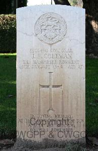 Minturno War Cemetery - Coleman, John Ernest