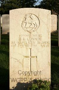Minturno War Cemetery - Connor, Harold Frederick