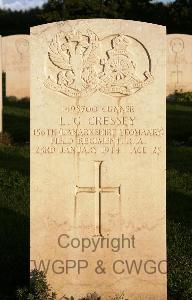 Minturno War Cemetery - Cressey, Leslie George