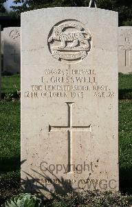 Minturno War Cemetery - Cresswell, Sidney George