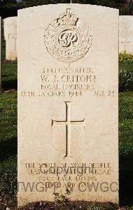 Minturno War Cemetery - Critoph, William John