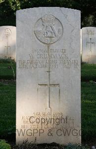 Minturno War Cemetery - Crummack, William