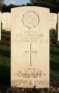 Minturno War Cemetery - Cuninghame, John Smith