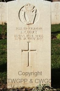 Minturno War Cemetery - Curry, John