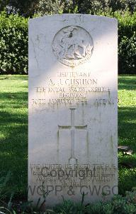 Minturno War Cemetery - Cushion, Alfred John