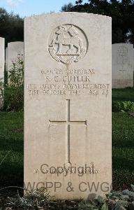 Minturno War Cemetery - Cutler, Stanley Charles