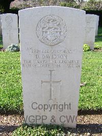 Minturno War Cemetery - Davidson, Donald