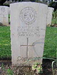 Minturno War Cemetery - Davidson, Francis Cyril