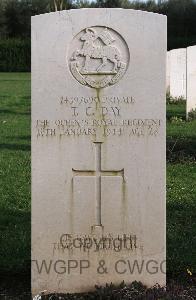 Minturno War Cemetery - Day, Thomas Charles