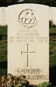 Minturno War Cemetery - Dickens, Henry Joseph