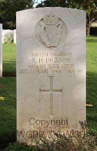 Minturno War Cemetery - Dickson, Robert Henry