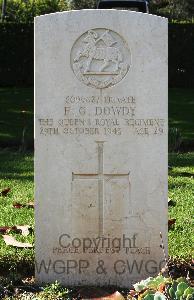 Minturno War Cemetery - Dowdy, Fredrick George