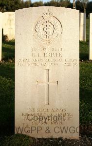 Minturno War Cemetery - Driver, George Leslie
