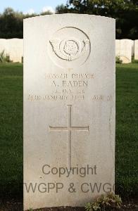 Minturno War Cemetery - Eaden, Alfred