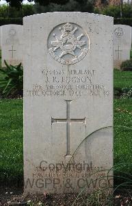 Minturno War Cemetery - Edgson, John Robert