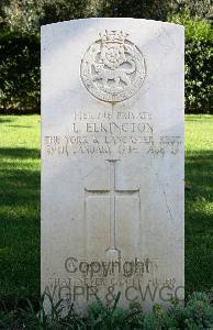 Minturno War Cemetery - Elkington, Leonard