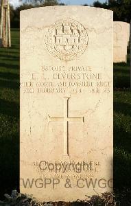 Minturno War Cemetery - Elverstone, Eric Lewis