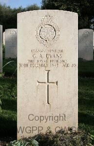 Minturno War Cemetery - Evans, George Albert