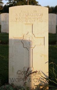 Minturno War Cemetery - Fairclough, Alfred Edward