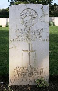 Minturno War Cemetery - Fairclough, James