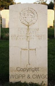 Minturno War Cemetery - Foley, James Ernest