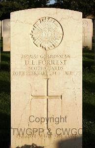 Minturno War Cemetery - Forrest, David Lindsay