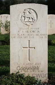 Minturno War Cemetery - Franklin, Charles Edward