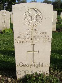 Minturno War Cemetery - Fraser, George MacPherson