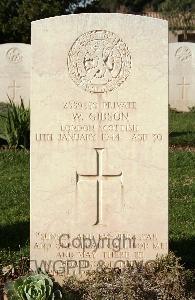 Minturno War Cemetery - Gibson, William