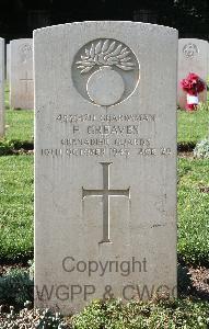 Minturno War Cemetery - Greaves, Frank