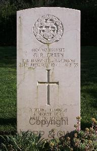 Minturno War Cemetery - Green, Gregory Charles