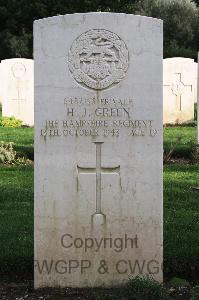 Minturno War Cemetery - Green, Henry John