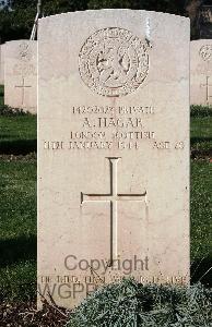 Minturno War Cemetery - Hagar, Alfred