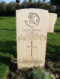Minturno War Cemetery - Hall, Ernest George