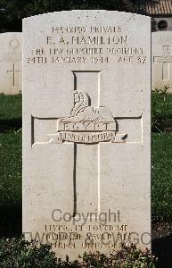 Minturno War Cemetery - Hamilton, Eric Arthur