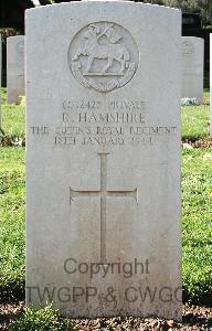 Minturno War Cemetery - Hamshire, Raymond