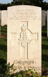 Minturno War Cemetery - Hargreaves, Frederick