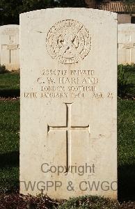 Minturno War Cemetery - Harland, Clarence William