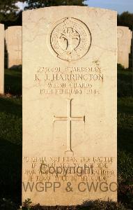 Minturno War Cemetery - Harrington, Kenneth John